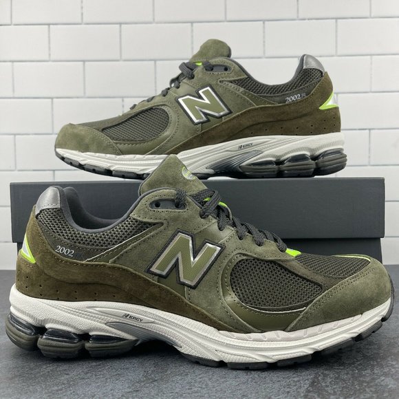 Mens New Balance Running Shoes Size 11 ML2002RG Camo Green Olive Classics NWB - Picture 2 of 12